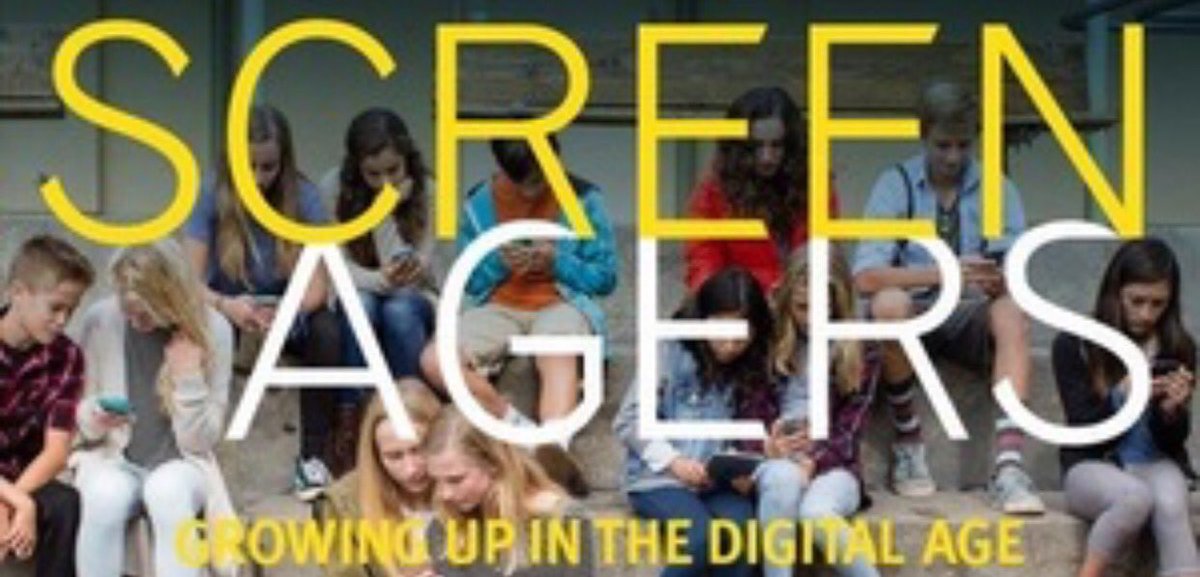 TedHiff's tweet photo. A3. Our @GuidanceFHMS hosted @ScreenagerMovie for parents. #msteach https://t.co/qRLnmcaHtS