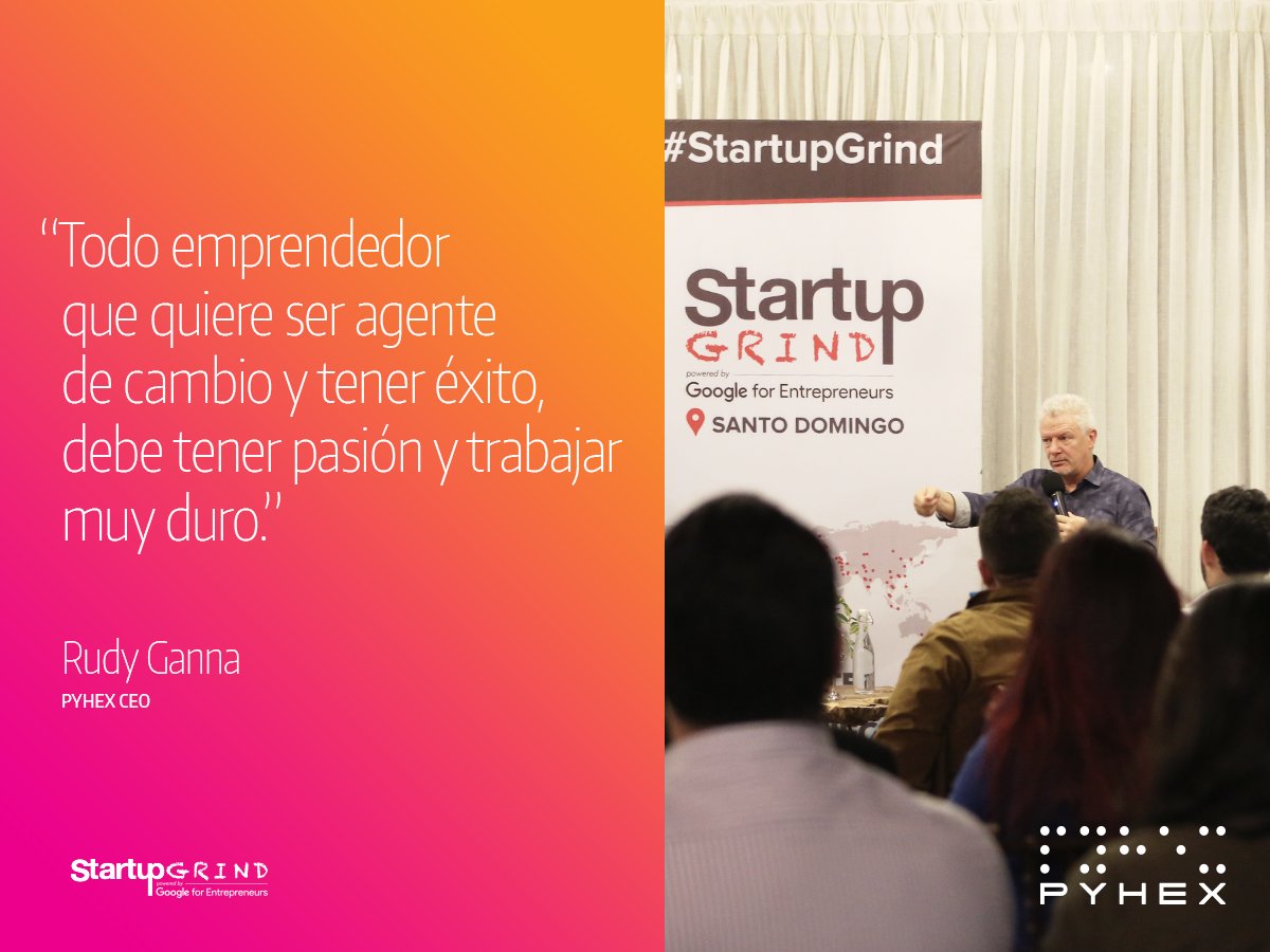 pyhexdr's tweet photo. Si eres emprendedor y quieres lograr un cambio, nunca dejes de luchar.  #StartupGrindSD #Pyhex #EmprendimientoRD https://t.co/fJWFcvWB9X