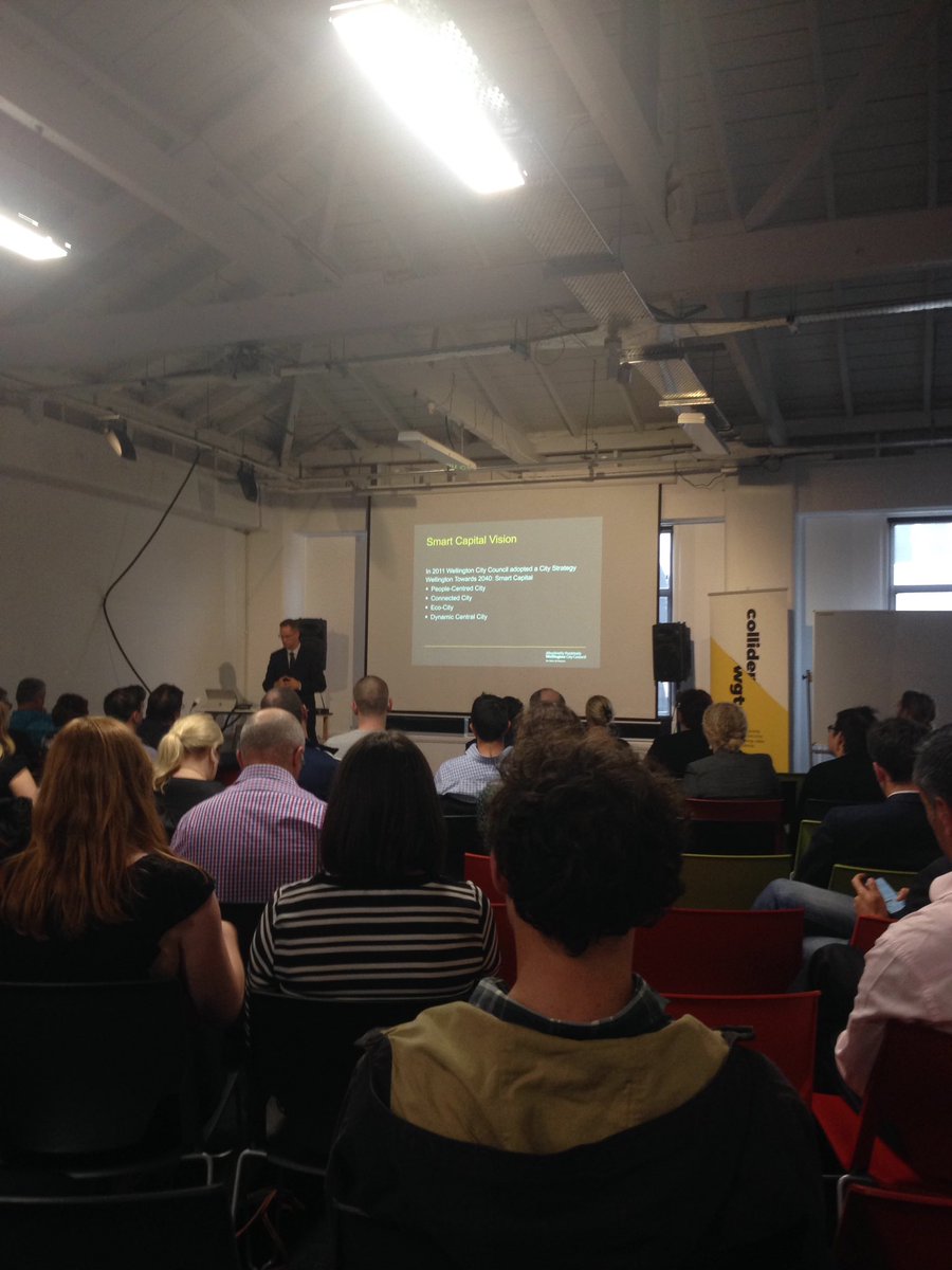 Up next - our Smart Capital Vision with Director Innovation Strategy Comms Jeremy Baker #smartcities #partnerships <a href="/dibrookie/">Brook Dixon</a> <a href="/WgtnCC/">Wellington City Council</a>