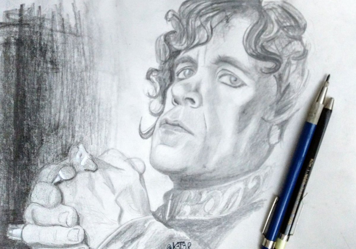 Steemit On Twitter Sketchy Pencil Drawing Of Tyrion