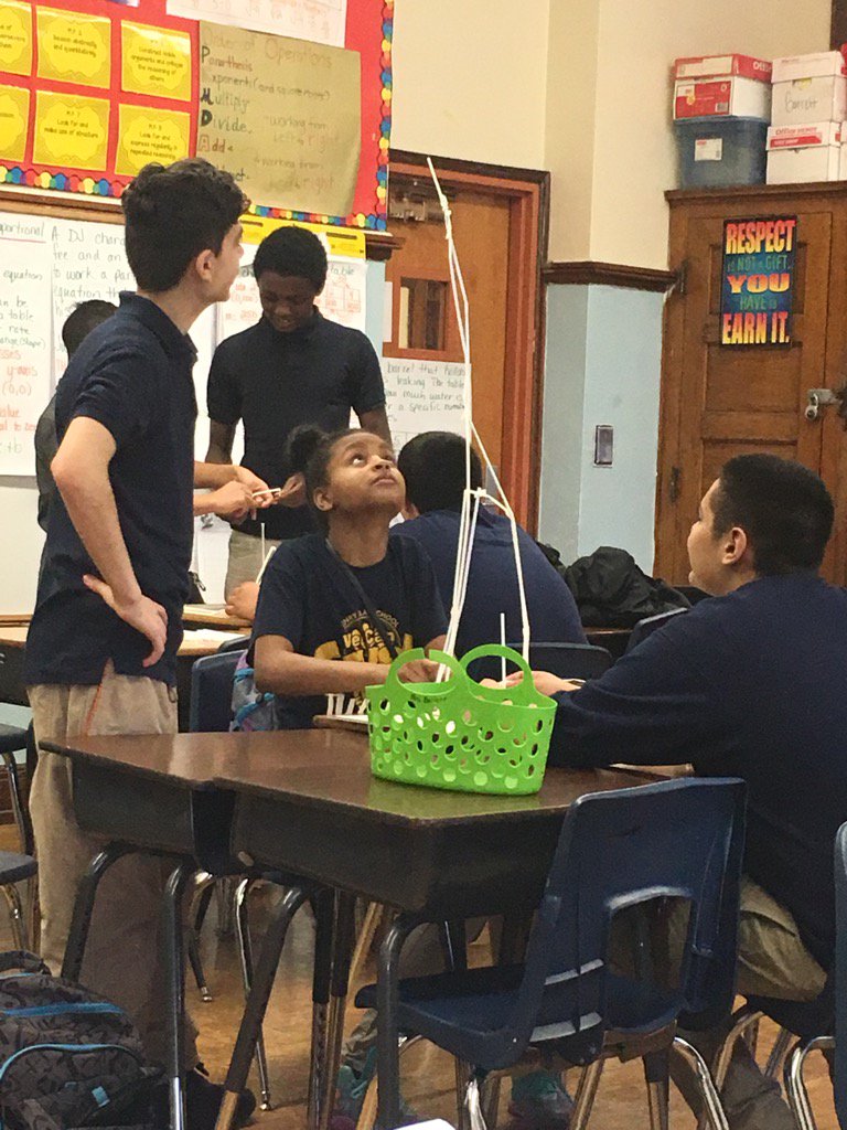 AngB9's tweet image. Trying to reach the stars! #strawtowerchallenge #msurbanstem