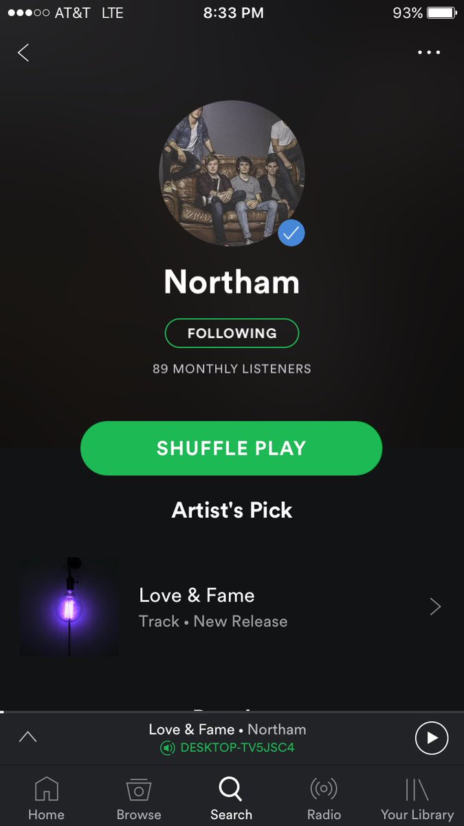 NorthamMusic's tweet image. Don't forget you can listen to our music on Spotify! Which song of ours is your favorite?