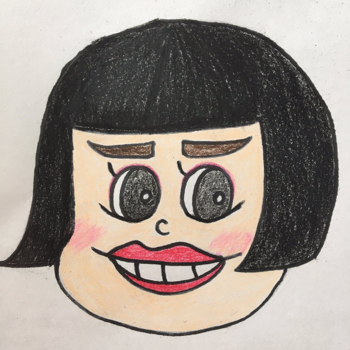 くちびるはおせじ口べにをつけた時ののび太くん