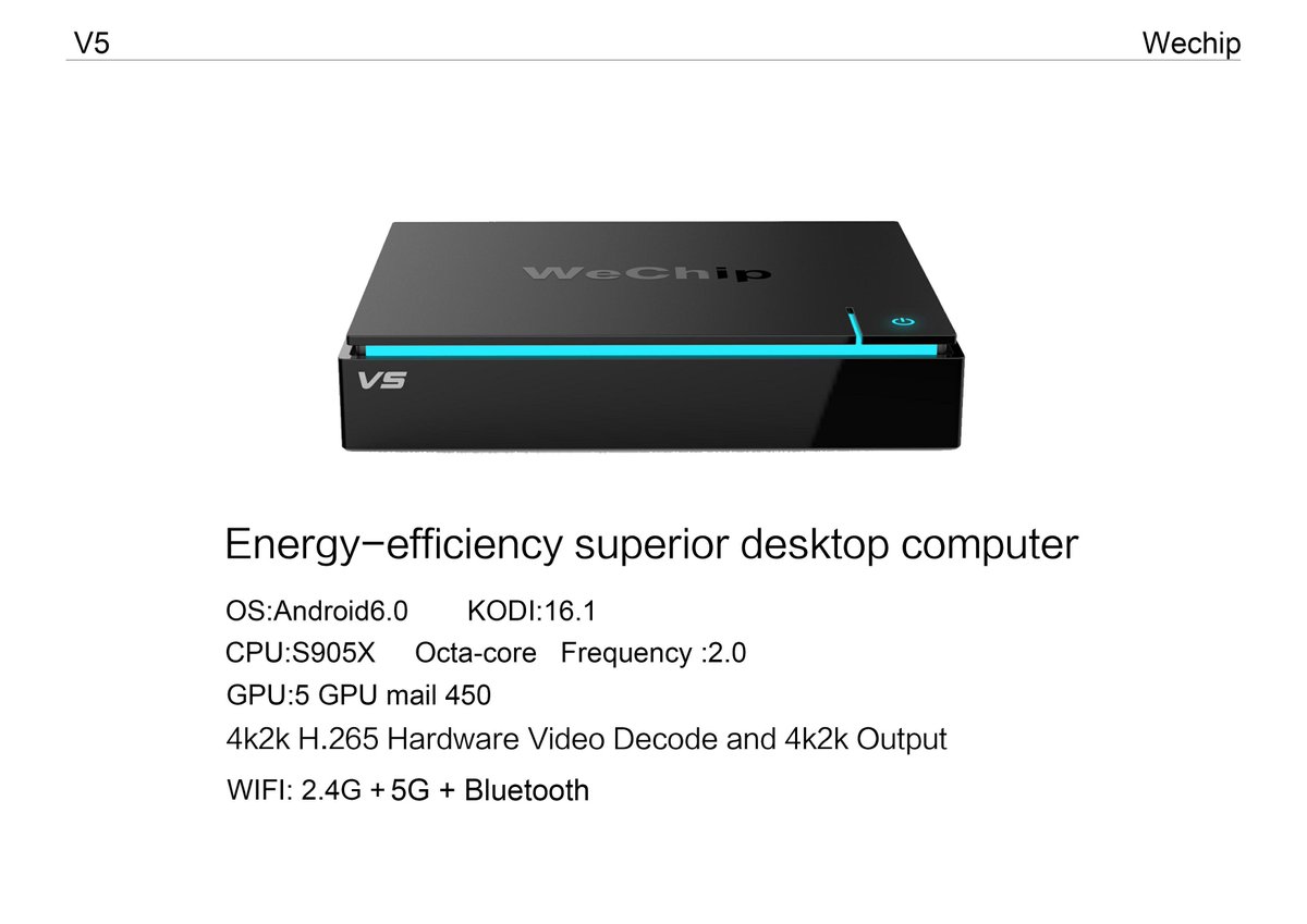 Daniel_Joinwe's tweet image. Wechip V5 Android 6.0 Amlogic S905X TV Box, #androidtvbox #tvbox #minipc #streamingtvbox skype:sales10liwei  whatsapp:+86 18826442069