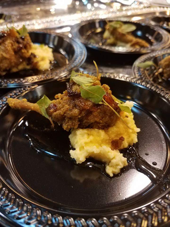 SouthernChefKel's tweet photo. Winner Winner quail dinner @SouthernChefKel @RODEOHOUSTON https://t.co/tzXGfjJOEr