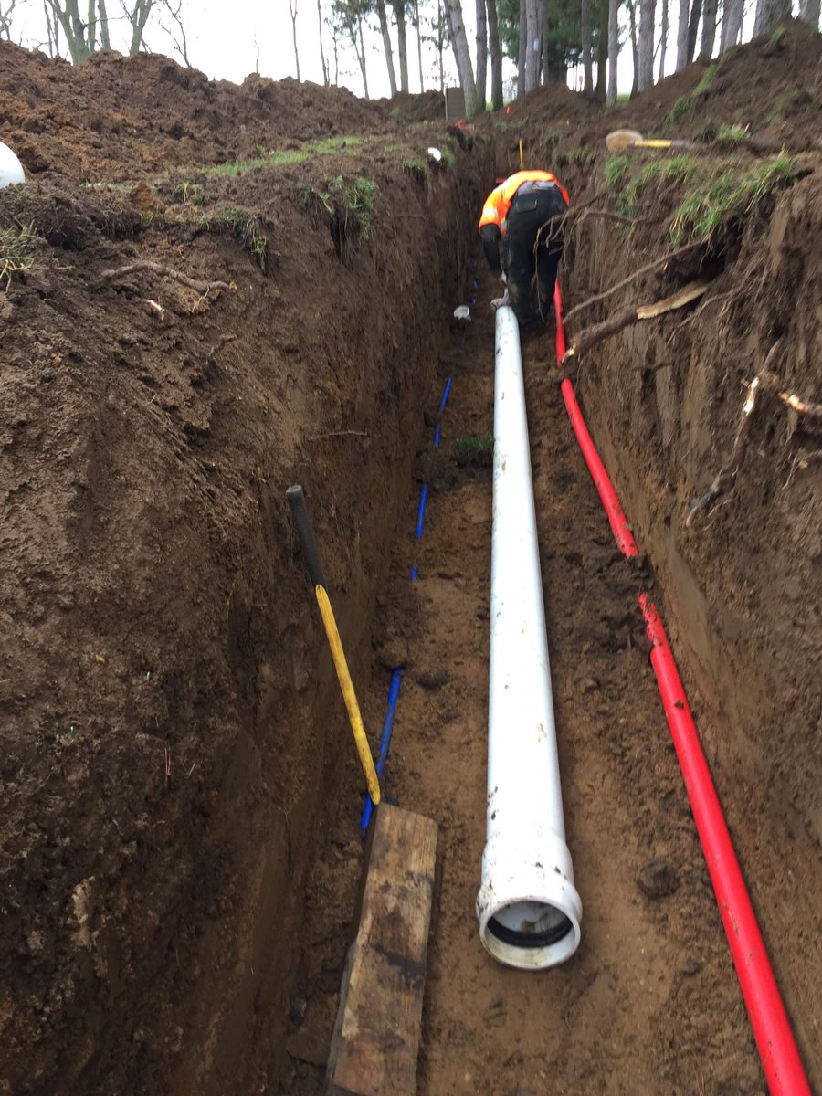 DigItExcavating's tweet photo. Installing 6" dryhydrant line with Meglug pipe restraints. #digginit #megalug #dryhydrant #cat299d #campfireprotection #cat308e2 https://t.co/5c7a8cJsGS