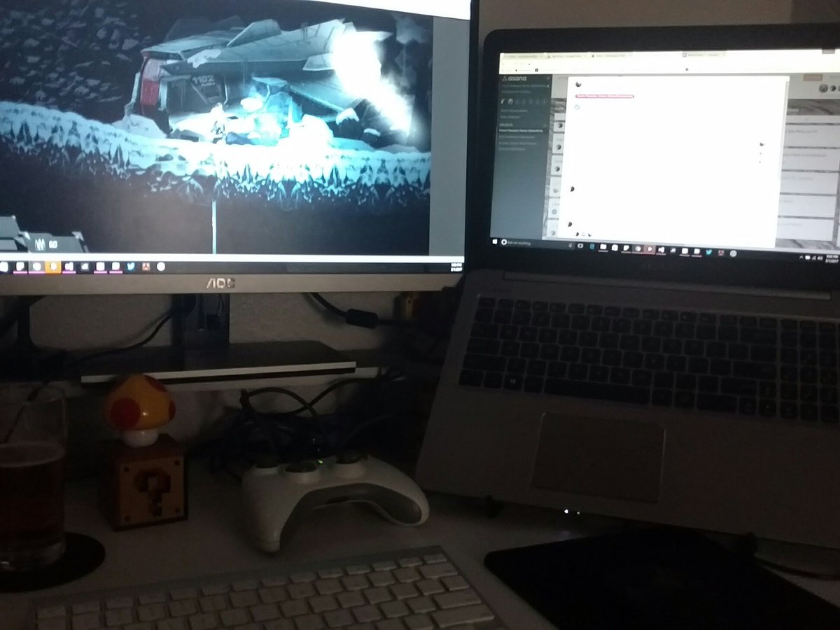 she_who_codes's tweet photo. Multitasking! #Asana​ #tasktracking #beer #unity #ui #devlife #programmer #FemaleFounders #womeningames #coderchick https://t.co/x5CQ7WrUGP