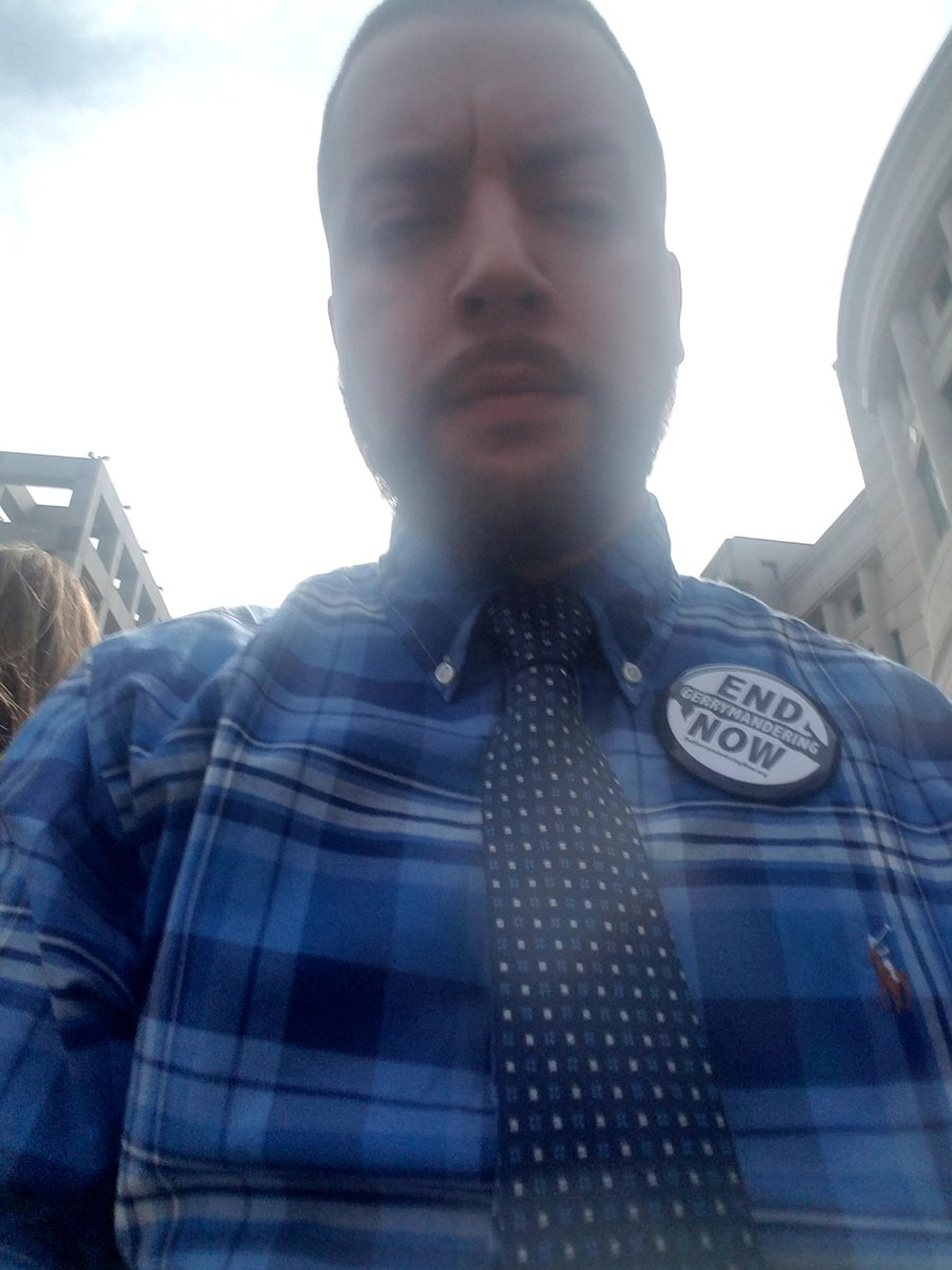 JohnStreaker's tweet photo. When you pause from trying to stop #gerrymandering in your state so you can take a #selfie lol #FairMapsDay #NCGA #Resist #HB200 https://t.co/LaMl40YKyy