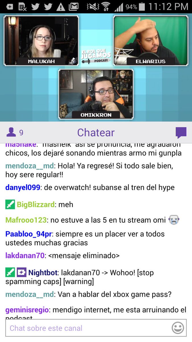 Paabloo_94PR's tweet photo. @omikkron @malukah @MalukahMX @elwarius listo para ver tu stream de calidad el rol que jugamos https://t.co/iXGQLoshit