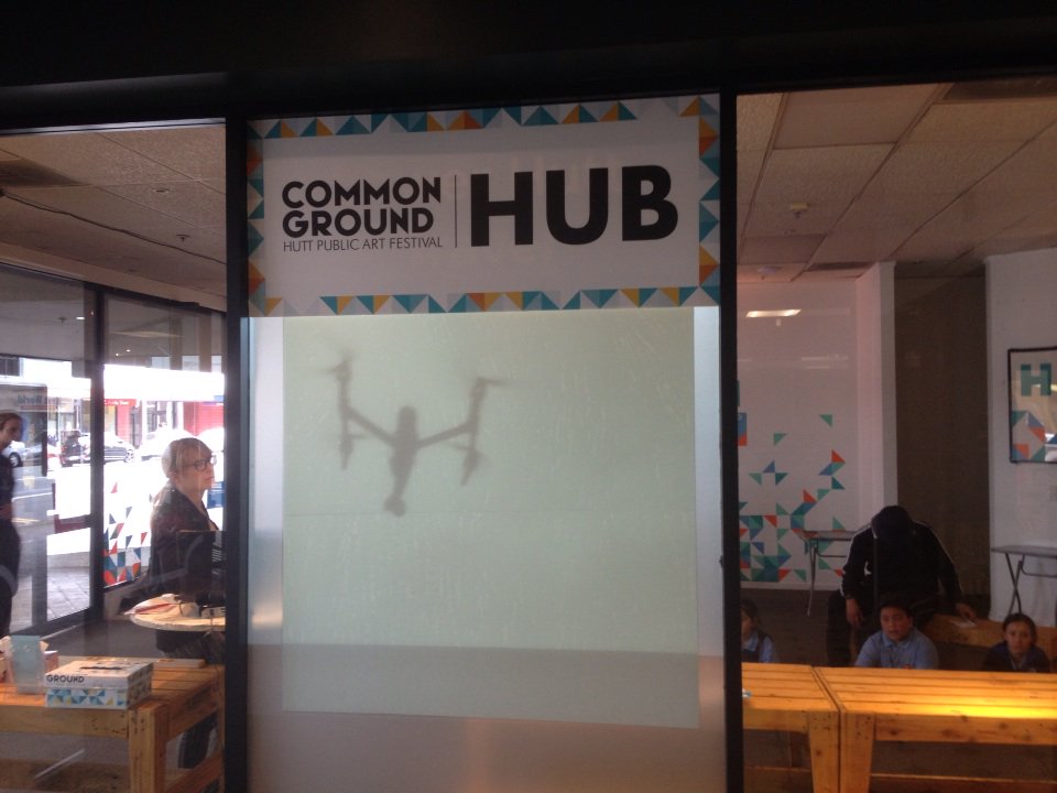 MrkAmery's tweet image. Drone at hub with Murray Lloyd @debdebfish @CommonGroundPAF