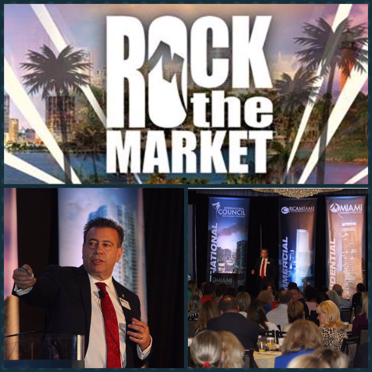 MiamiWayRealty's tweet image. #FirstServiceRealty Broker President George Jalil Presenting goMLS at #RockTheMarket grow your business. @jthscouncil @jths @MIAMIaor