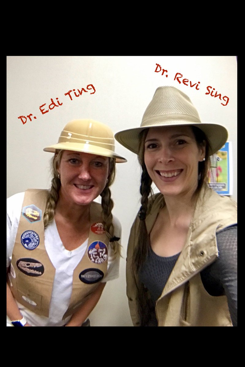 VelasquezElem's tweet photo. "Dr. Edi Ting" and "Dr. Revi Sing" engaged fourth graders in a Revising and Editing Paleontology Dig today! So fun! https://t.co/pT8VzqKDJP