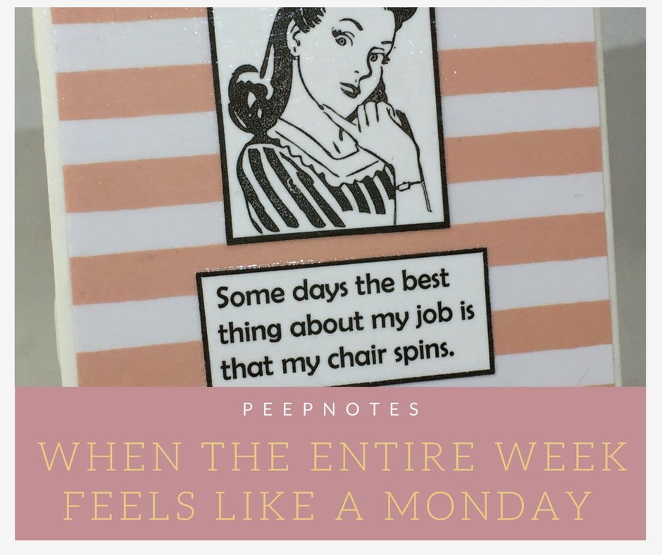 Peep_Notes's tweet photo. Some days the best thing about my job is that chair spins.
#caseofthemonday #coasters #paperart #funny #sarcasm https://t.co/AEaLu8JVff
