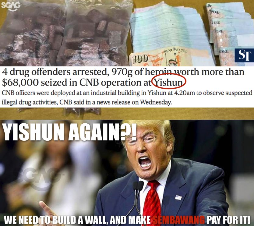 SGAG_SG's tweet photo. B U I L D T H E W A L L, it's gonna be YUUUGE! https://t.co/88OBtSmZD9