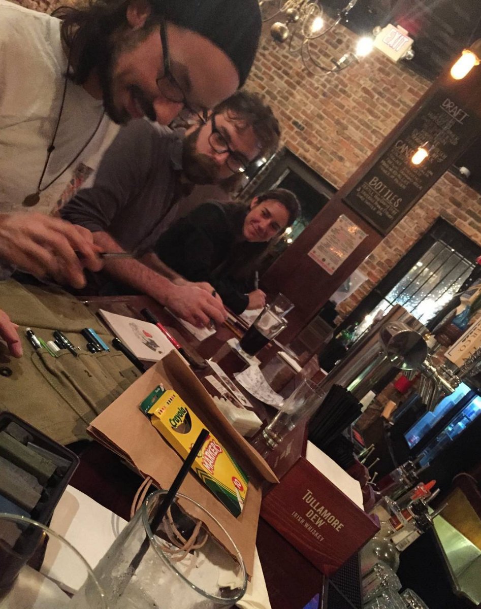 mintatl's tweet image. #firstwednesday Drawing w/ MINT @mother447! Next one Wed 4/5/17 #drawingchallenge #mintatl #drawingatmother #artists #atlarts #atl #iloveatl