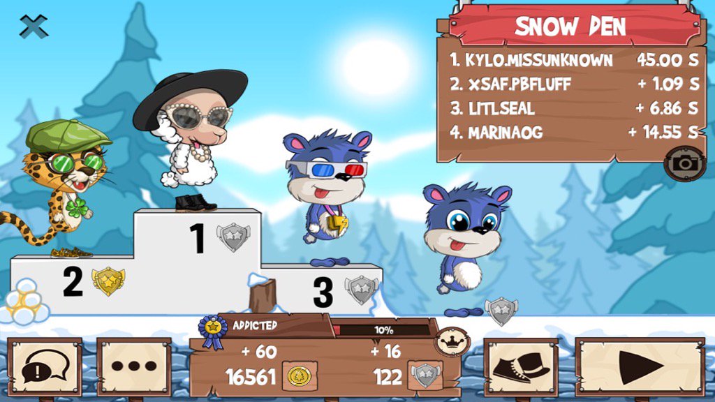 MissUnkn0wn1's tweet photo. Get on my level, son! #funrun2 #pbfluff #Litlseal #Marinaog https://t.co/4cJMKRyYUn