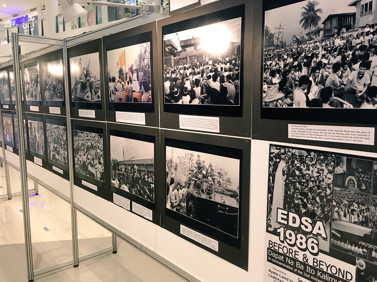 kimjongneaaal's tweet photo. EDSA 31st Anniversary Photo Exhibit @ UPTC! Drop by to learn more about our history! ☺#edsa31 https://t.co/Xx2aSGfjwv