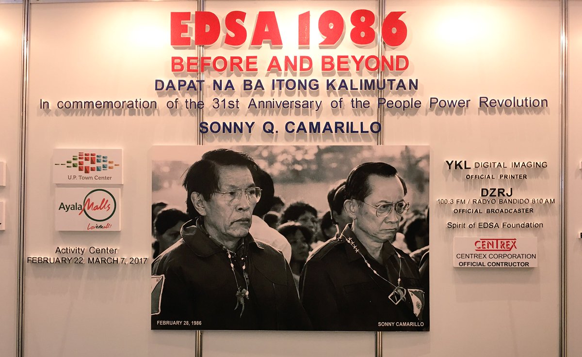 kimjongneaaal's tweet photo. EDSA 31st Anniversary Photo Exhibit @ UPTC! Drop by to learn more about our history! ☺#edsa31 https://t.co/Xx2aSGfjwv