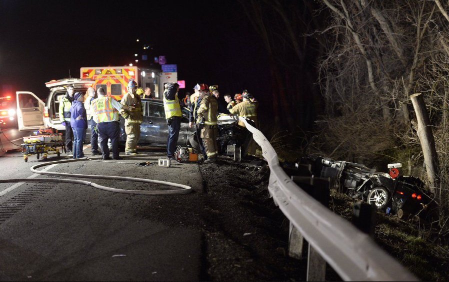 Police Two cars involved in fatal crash on I270 (Photo Courtesy