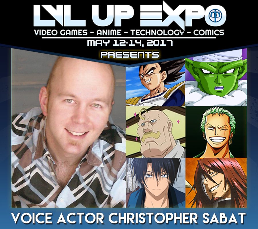 LVL UP EXPO on Twitter "Meet Chris Sabat at LVL UP EXPO