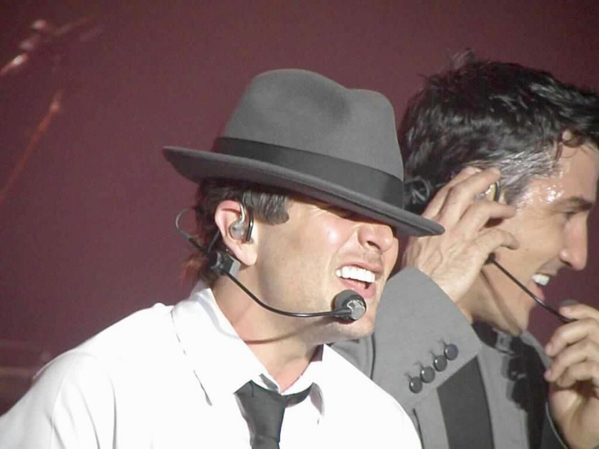 JoeysPackage's tweet photo. #MACATTACK Joe with a little side of Jon! #MacKnight - T #HatDay https://t.co/cfeHki1yan