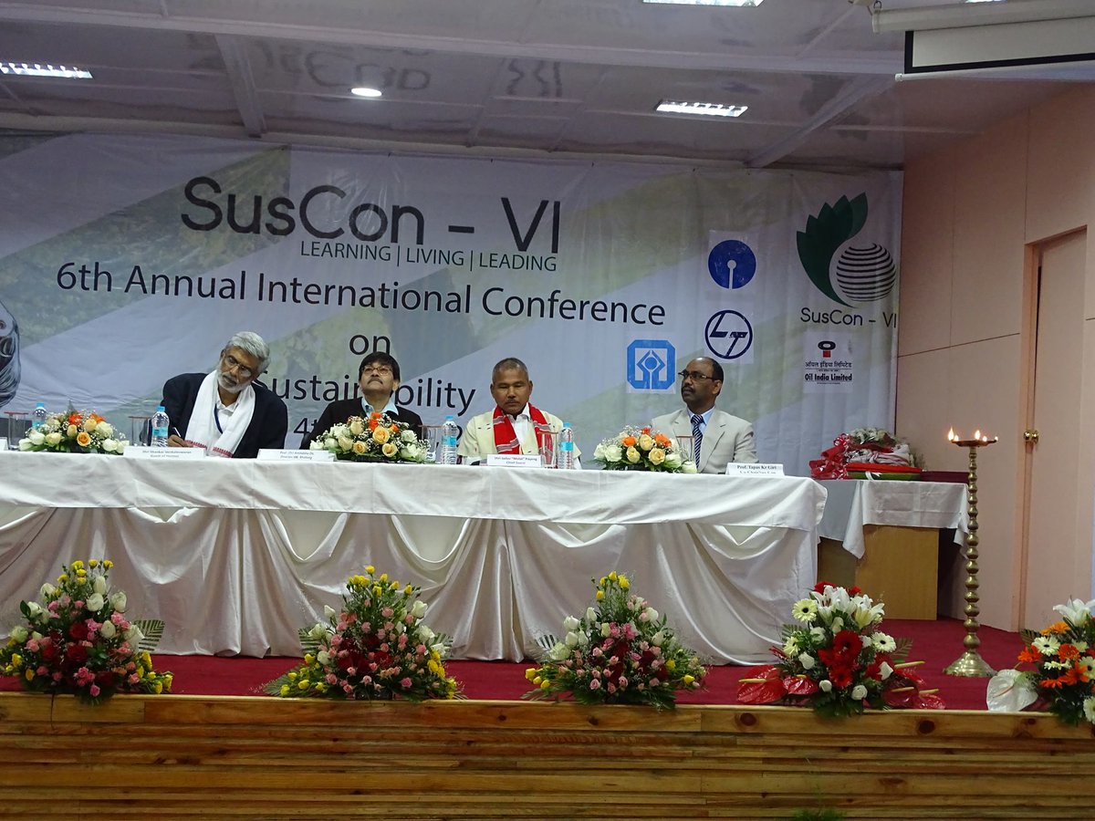 IIMShillong's tweet photo. #IIMShillong inaugurates #Suscon, the 6th Annual International Conference on #sustainability! #suscon2017 #learning #living #leading https://t.co/xfrxYnKfZx