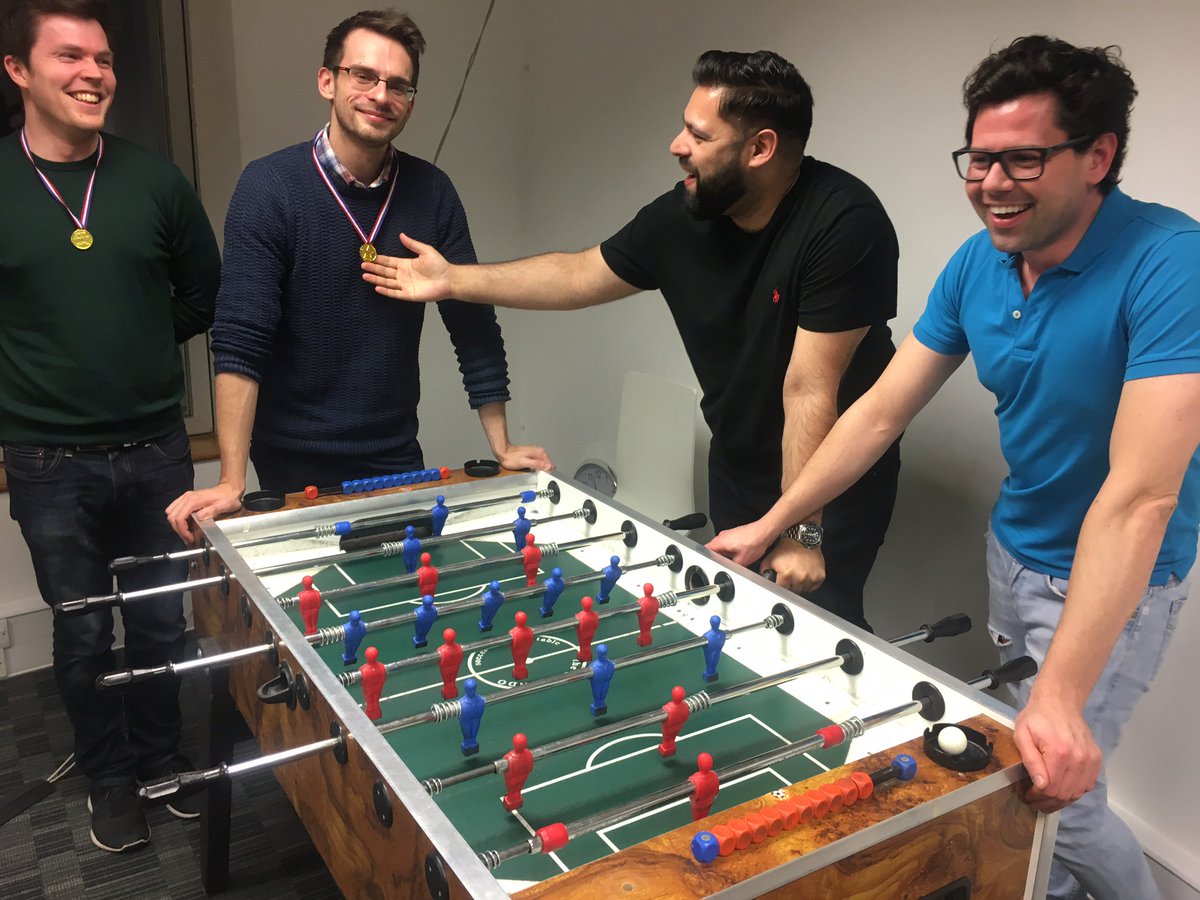 Think_KAE's tweet image. We had another 10-0 win in the office last night! Well done Greg and Alex :) #midweekwin #foosball