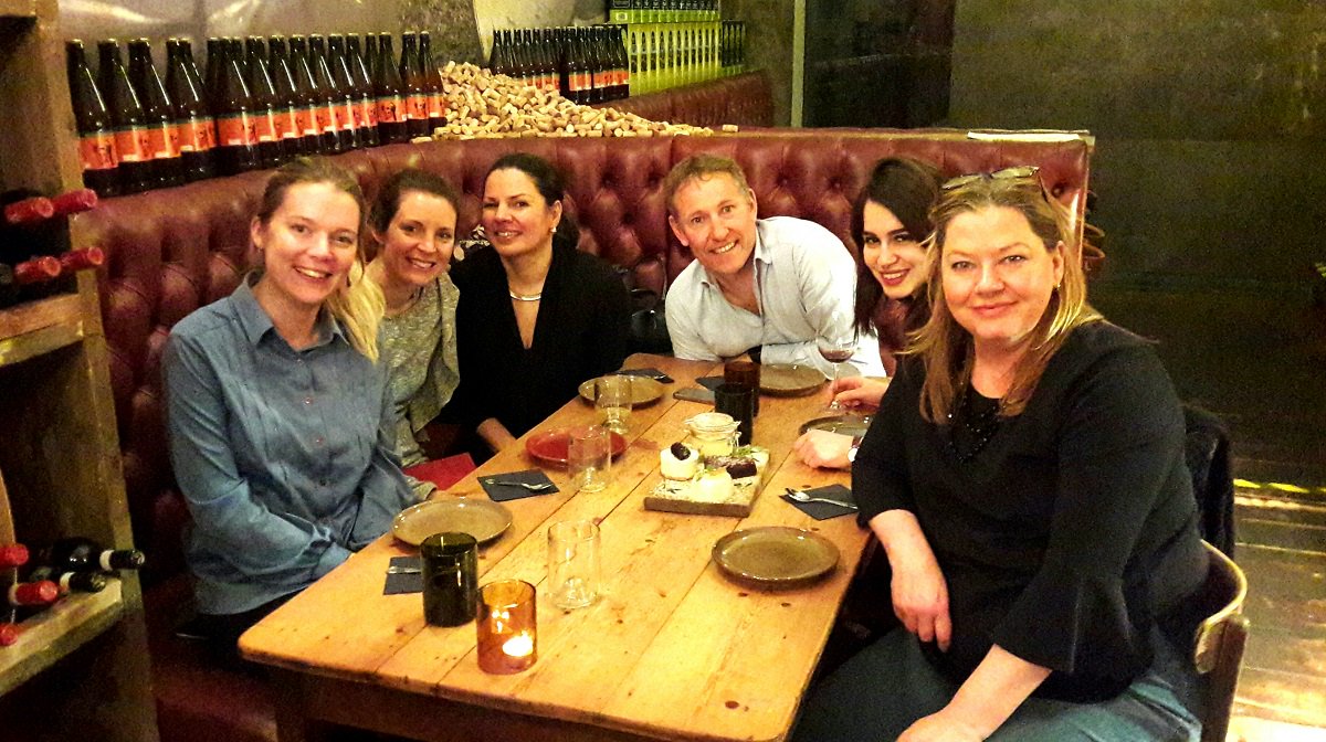 StageTravelUK's tweet photo. About last night.. Our #marketing team having a great #dinner at @macellaiorc @Exmouth_Mkt - Absolutely outstanding restaurant! 🍷 https://t.co/SqxhiM6sqd