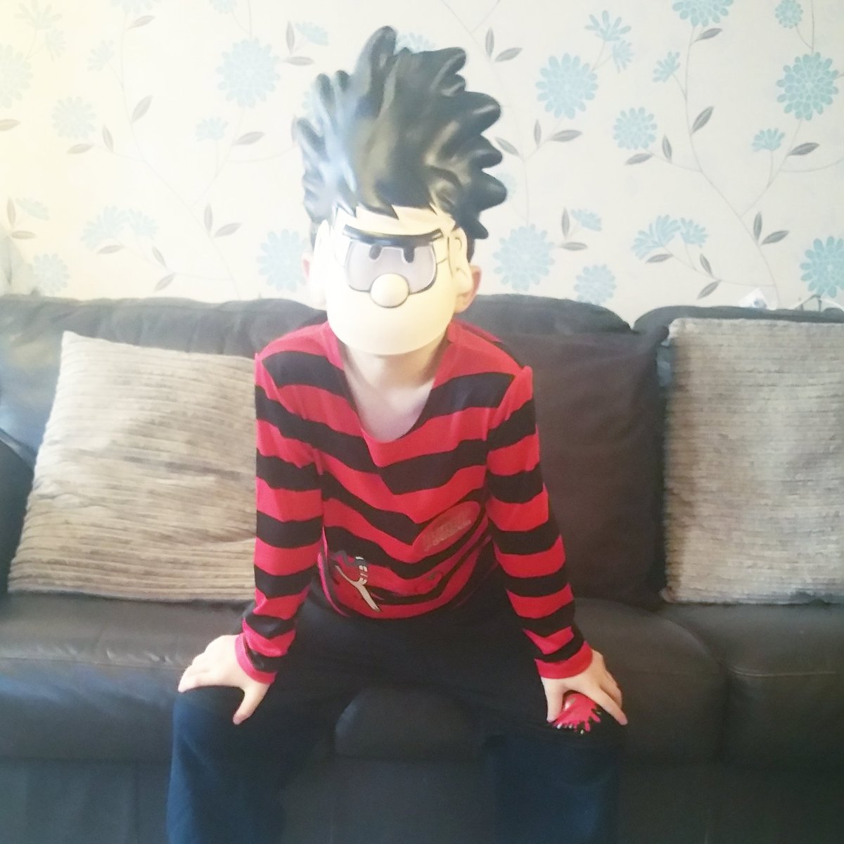 ToAufinityandB's tweet photo. We actually did it! We got Sonny in a costume for #WorldBookDay as the BFG. Riley is Denace the Menace
#autismawareness #specialneedsiblings https://t.co/8WLALvRmEp