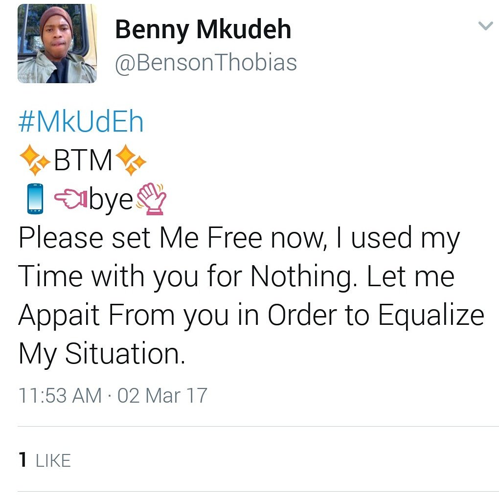 BensonThobias's tweet photo. #MkUdEh
✨BTM✨
I have Tired with GB1 #One for 2000Tsh. Tutaonana #On_Air Miez ijayo Oq.
#UsifosiTufanane
#UsifosiTufanane https://t.co/i89kqXXdqg