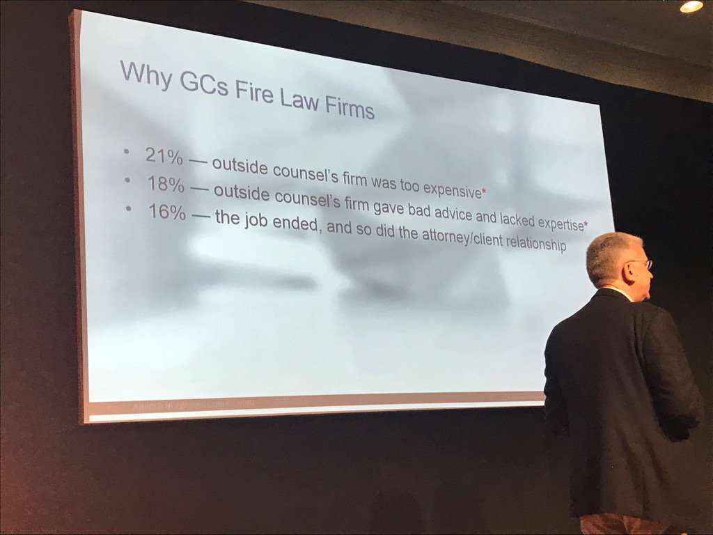 chillmedia's tweet photo. #Glenlegal @JuniperNetworks why #GC s fire law firms #legalit https://t.co/fDWhav6BXI