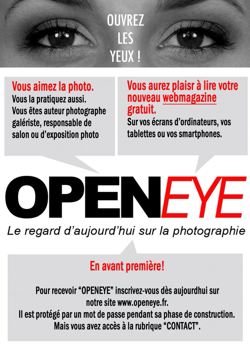 inscrivez-vous sur openeye.fr Contact
