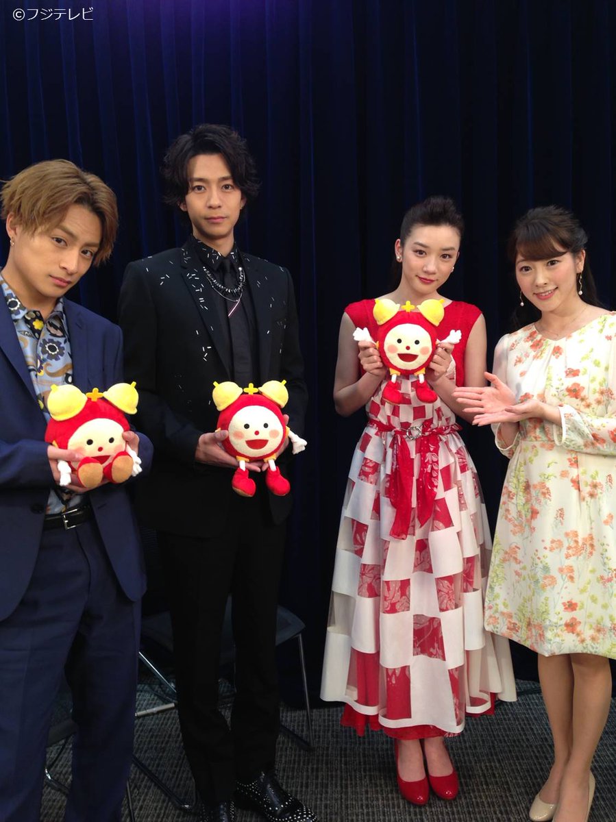 cx_mezamashi's tweet photo. 映画「ひるなかの流星」完成披露試写会に永野芽郁さん、三浦翔平さん、EXILE  &amp; GENERATIONS from EXILE TRIBEの白濱亜嵐さんらが登場♪永野さん、三浦さん、白濱さんには意外な共通点が…( *´艸｀)
#めざましテレビ https://t.co/9wSNvPCKml