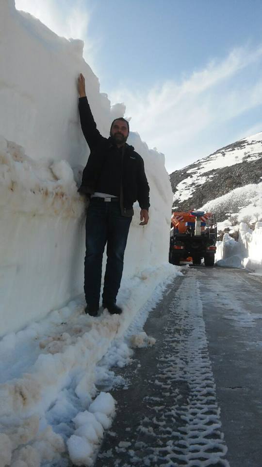 destination_c's tweet photo. Preparation for the Ski race organized by @PierraCreta this Sunday on Psiloritis. There is a little bit of snow 😃 #Crete #travel https://t.co/hGk1PfpNwH