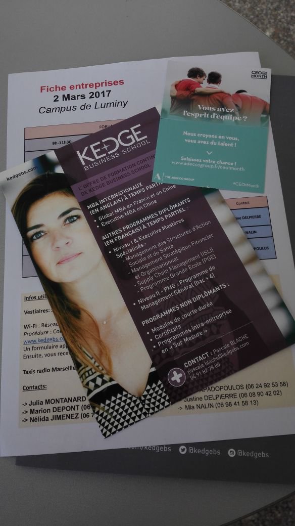 #the adecco group vous attend à #KEDGE ! Stagiaire de notre PDG ? #CEO for 1 month <a href="/GiordanoMich/">Giordano Michaël</a> <a href="/CauchyMartine/">MARTINE CAUCHY</a>