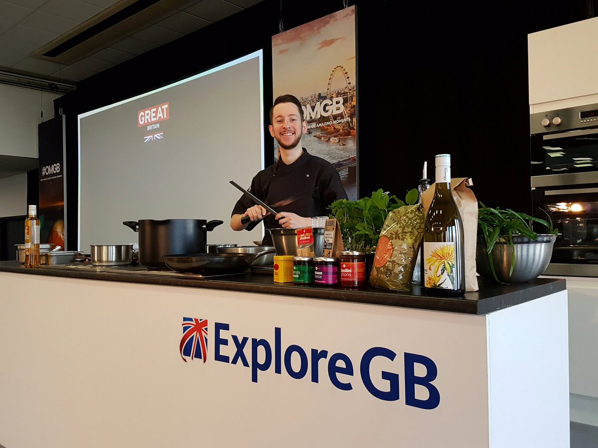 Come check out @Global_IG chef Anthony Granby at #ExploreGB <a href="/VisitBritain/">VisitBritain 🇬🇧</a> #Britian #food #visitbritian #OMGB