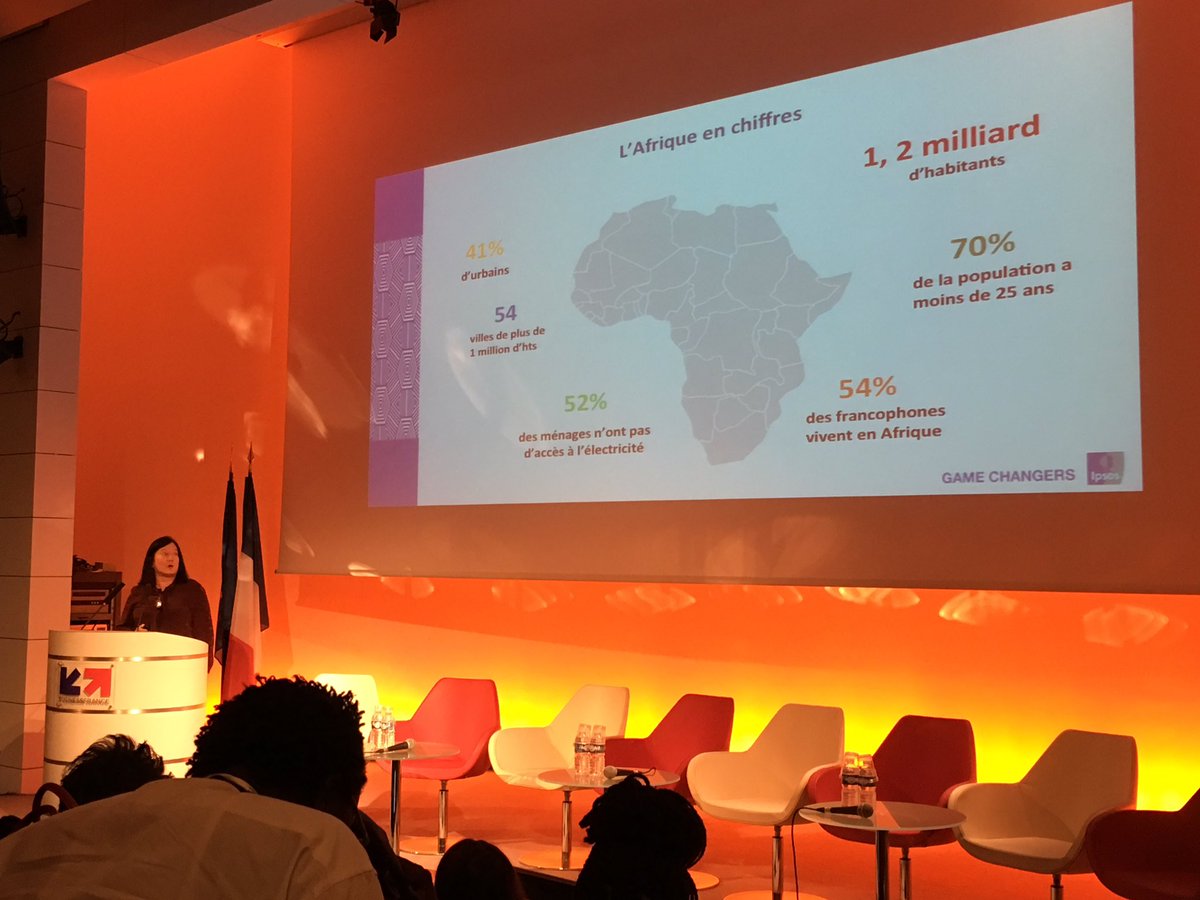 MathieuBRTL's tweet photo. "Dans moins de 30 ans, 8 personnes sur 10 qui s'exprimeront en français seront africaines" Florence de Bigault  #ADICOMDAYS2017 https://t.co/7Dj4Isj4Tv