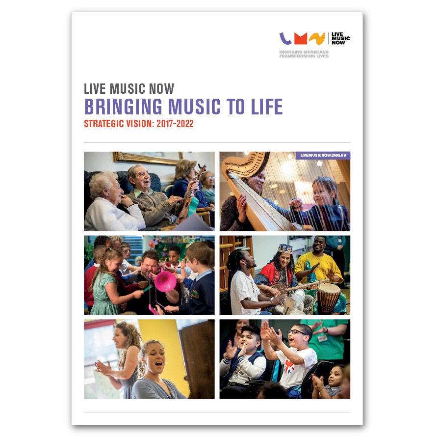LiveMusicNowUK's tweet image. We are delighted to launch our new vision for music in society, entitled “BRINGING MUSIC TO LIFE”. Read it here: livemusicnow.org.uk/lmn_news/title…