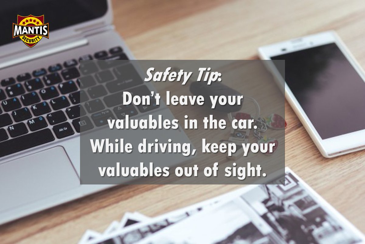MantisSecurity's tweet image. Avoid a headache: don&apos;t leave your valuables in the car.
mantissecurity.co.za #shareifyoucare #besafe #mantissecurity