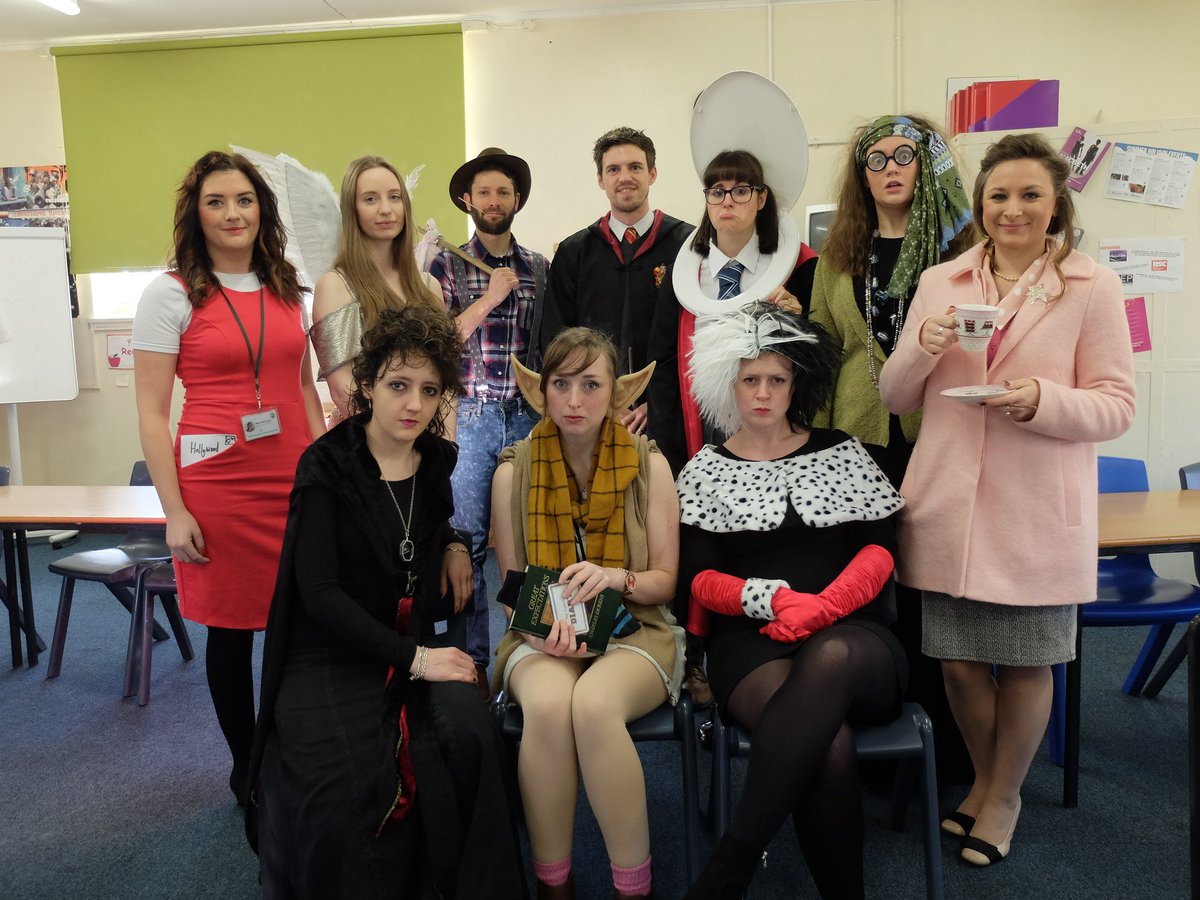 TGEngTandL's tweet photo. The English Department effort #WorldBookDay https://t.co/tTAlbFdurj