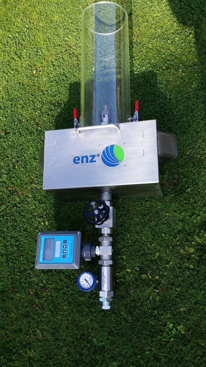 Cleaning Performance where it matters, at your #nozzles. enz #Flowmeter measures #flow &amp; #pressure at end of #jetting #hose. rlu@enz.com