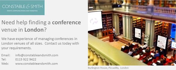 ConstableSmith's tweet image. We have years of experience organising conferences in London. Perhaps we can help you?  #confex2017 bit.ly/2mOyHbG
