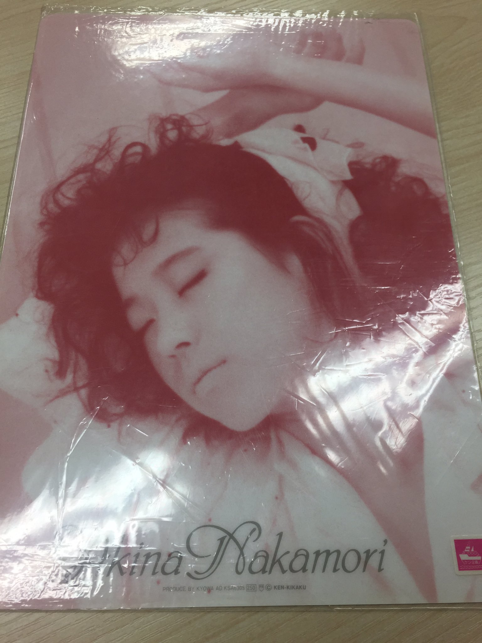 中森明菜下敷き 中森明菜 パイオニアAVフェスタ 告知下敷き Amazon.co
