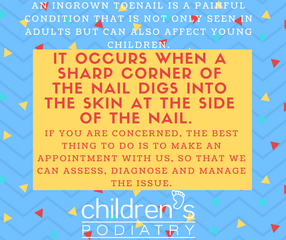 TheChildrensPod's tweet photo. Having Problems with Ingrown Toenails? Book in Now! #podiatrytips #healthyfeet #childrenspodiatry #podiatryhq https://t.co/a97NMN2hFB
