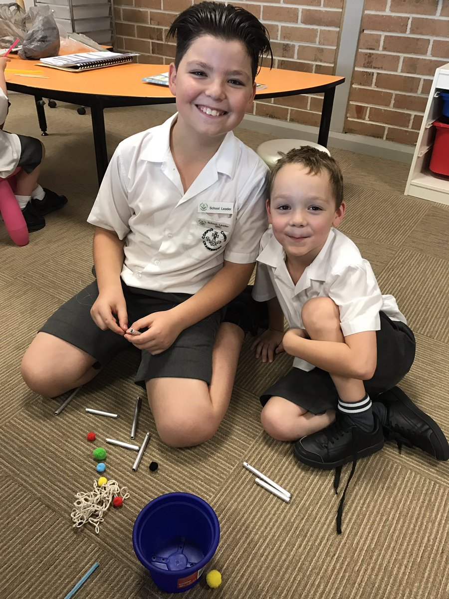 ccckindergarten's tweet photo. Putting learning into action by making waterproof wind chimes with our buddies @CCCYear6 @cccranebrook https://t.co/6Rhd73U8eg