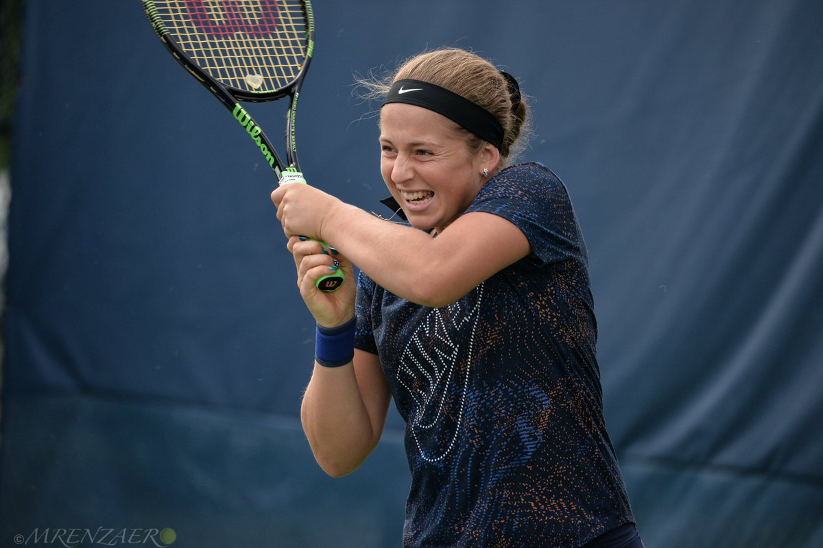 vanistrator's tweet photo. Ostapenko defeated Brengle and she will meet Tsurenko in the quarterfinals.
#RoadToFirstTrophy #AMT2017 https://t.co/hLeu6LHIFc