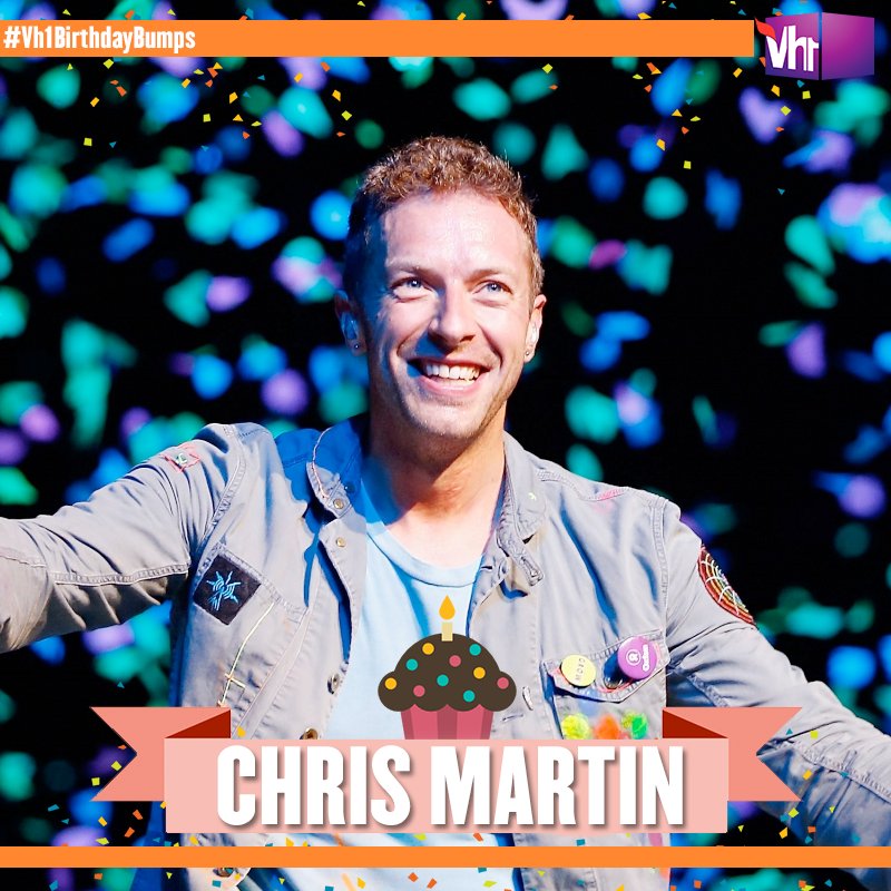 Happy birthday Chris Martin! Tune in at 4 PM for 