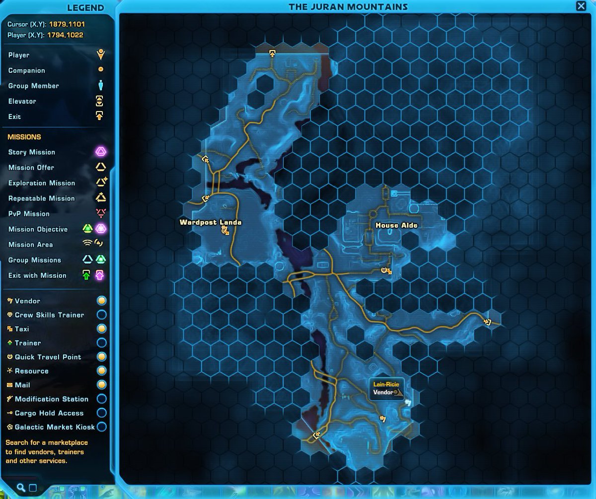 Swtor Juran Mountains Full Map Swtor Family Guild On Twitter: "The Mggs Can Be Bought On Alderaan, In Juran  Mountains At This Vendor. Https://T.co/Wyueqtkkwb" / Twitter