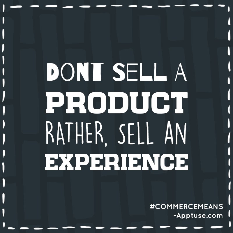 apptuse's tweet image. #CommerceMeans