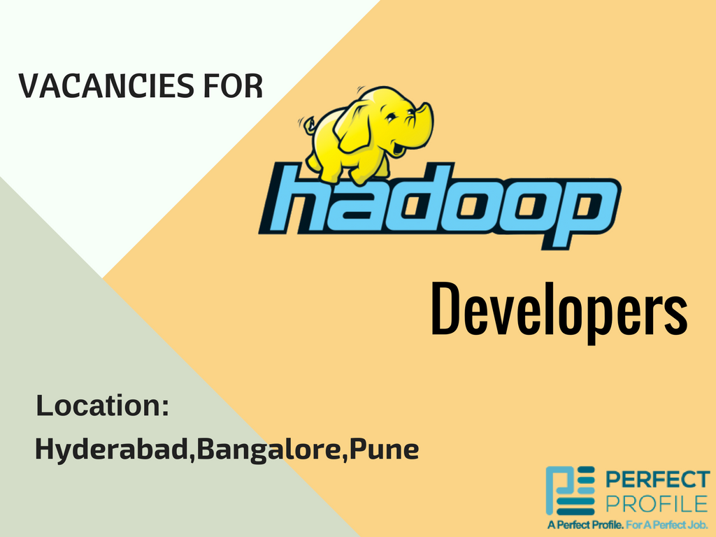Perfectprofile5's tweet photo. Requirement for #HadoopDevelopers
Location : Bangalore, Hyderabad, Pune
Apply Here : https://t.co/kjj0ol17Kv
#HadoopJobsinHyderabad https://t.co/IhmOc35lJU